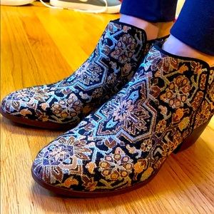 Sam Edelman heeled booties.